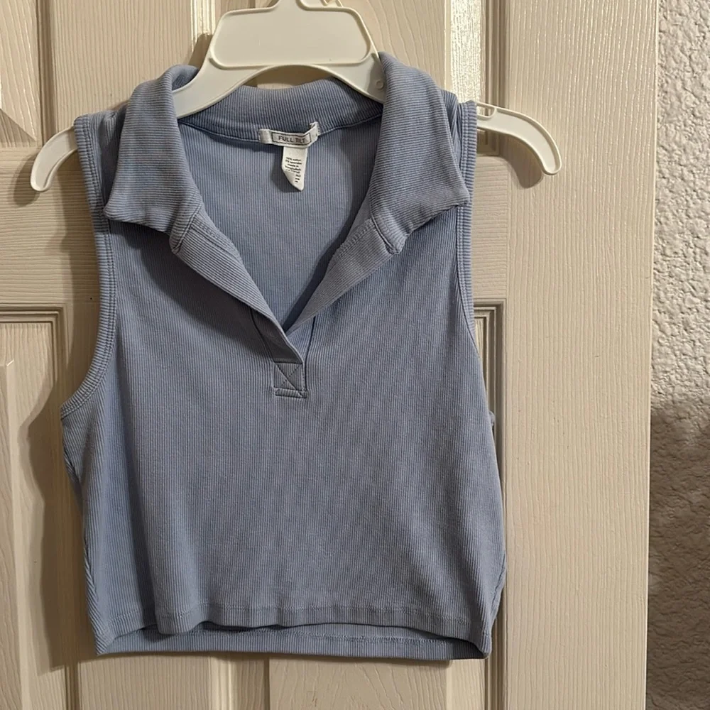 Womens full tilt cropped polo size large - Picture 1 of 2